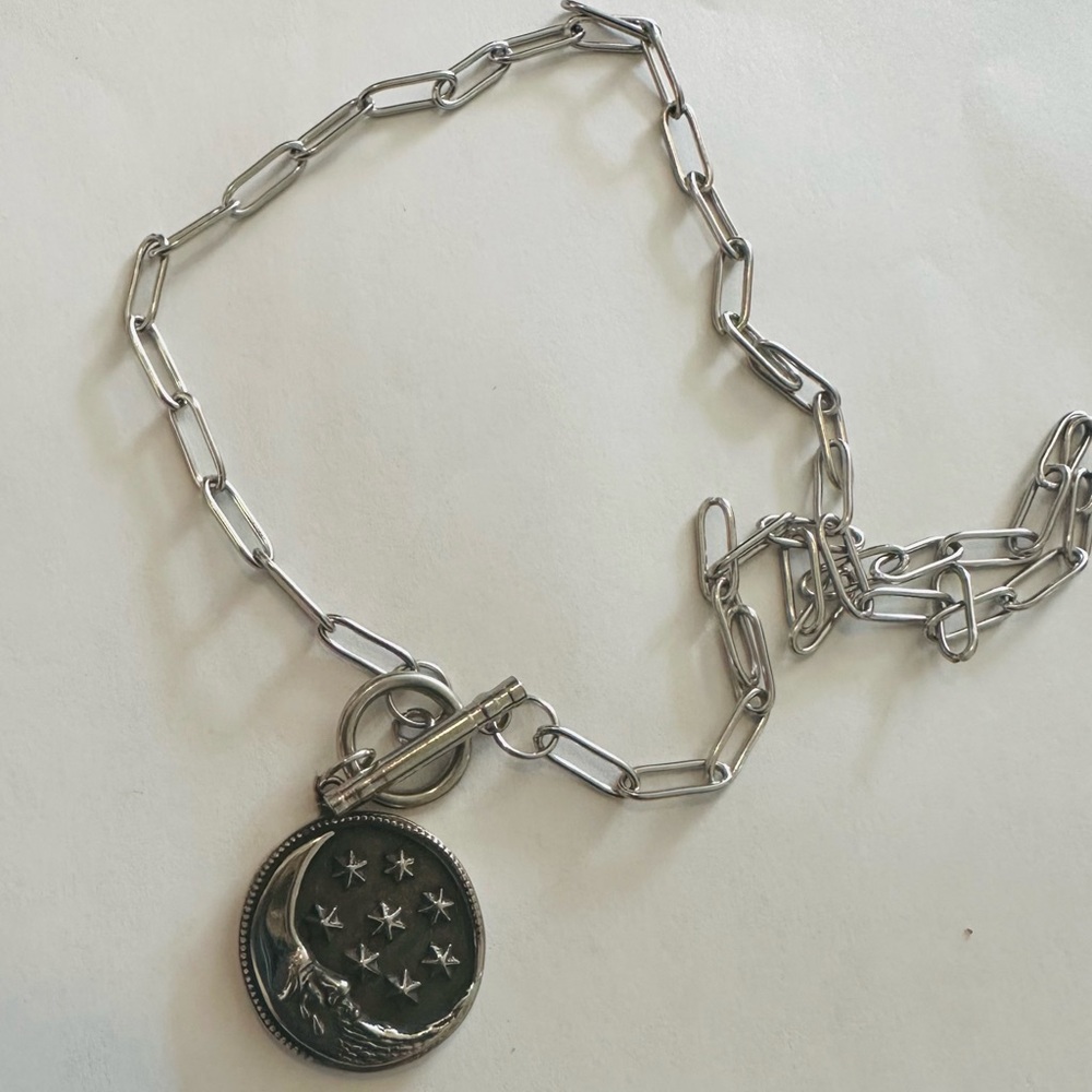 Sun Moon pendant necklace